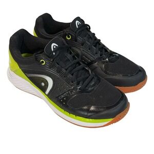 HEAD Sprint Pro Indoor Men 8.5 Black Court Tennis Pickleball Raquetball Sneakers